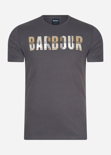 Barbour T-shirts Thurso tee - asphalt amble