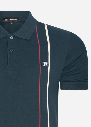 Ben Sherman Polo's Vertical stripe polo - midnight
