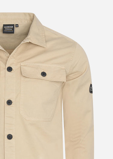 Barbour International Overshirts Adey overshirt - oyster