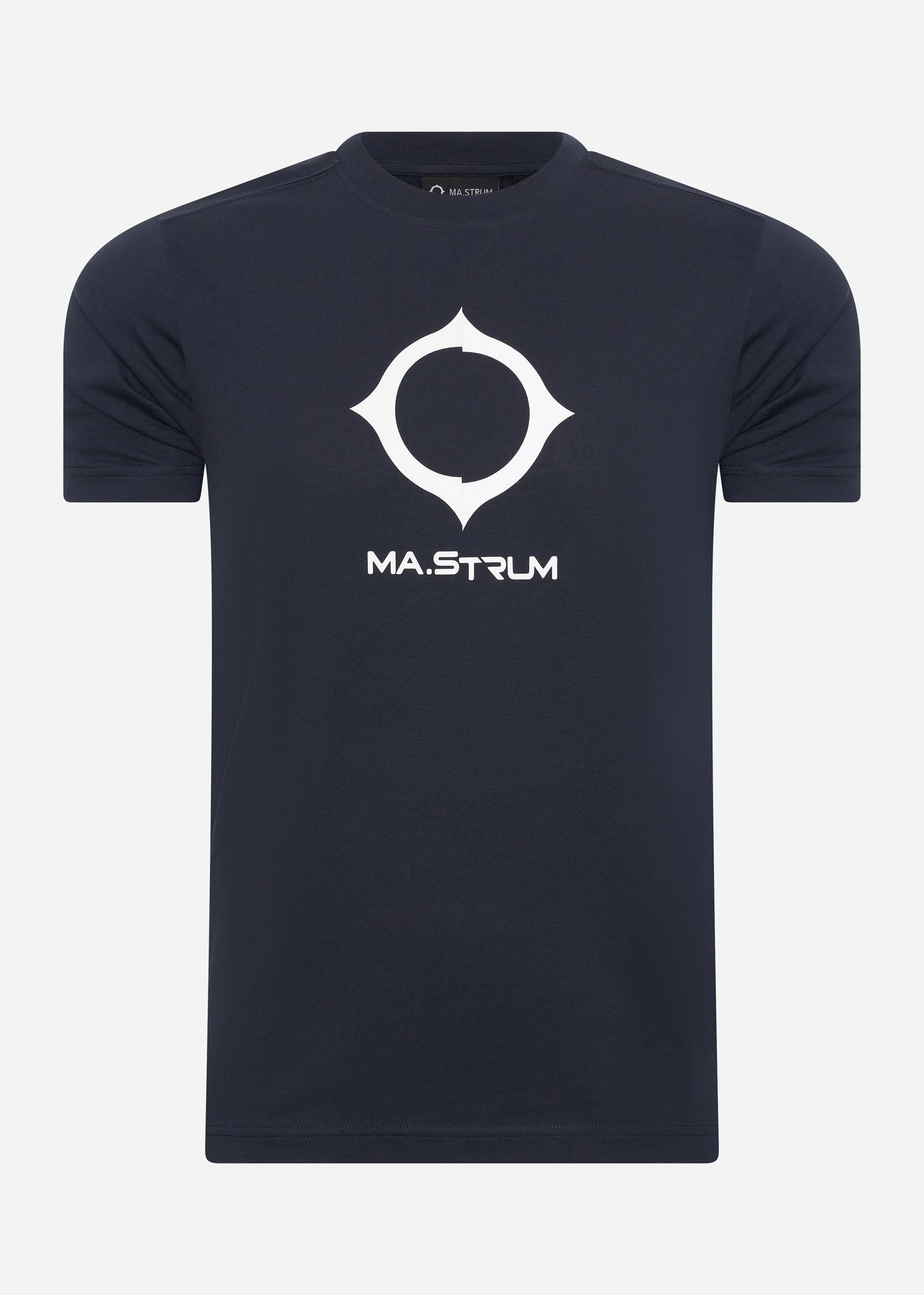 MA.Strum T-shirts  SS distort logo tee - ink navy 