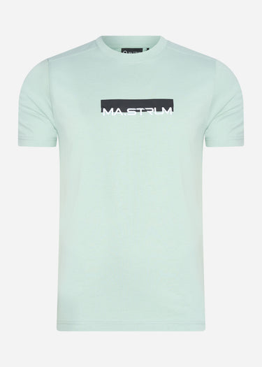 MA.Strum T-shirts MA.Strum block print tee - sea green