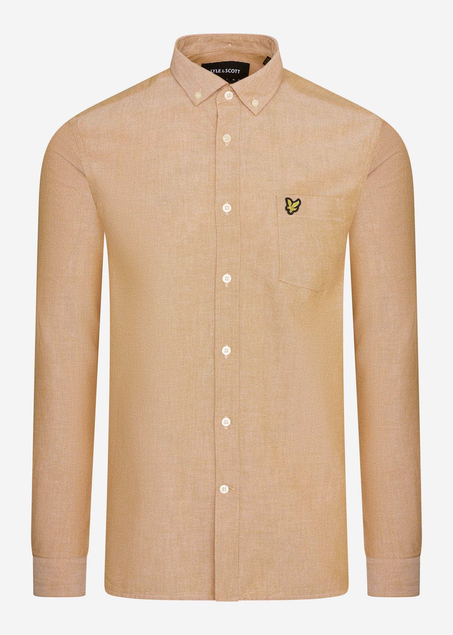 Lyle & Scott Overhemden  Oxford shirt - sunflower white 