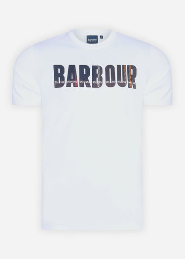 Barbour T-shirts Wallace tee - white