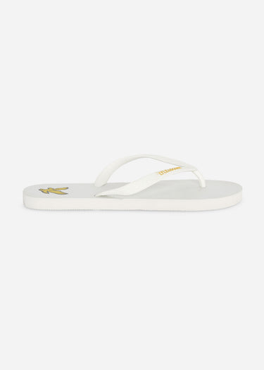Lyle & Scott Sliders Flip flop - white