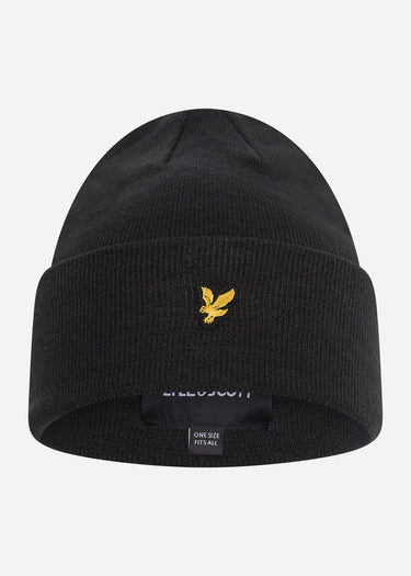 Lyle & Scott Mutsen Beanie - true black
