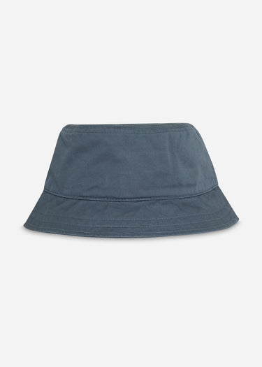 Lyle & Scott Bucket Hats Cotton twill bucket hat - slate blue
