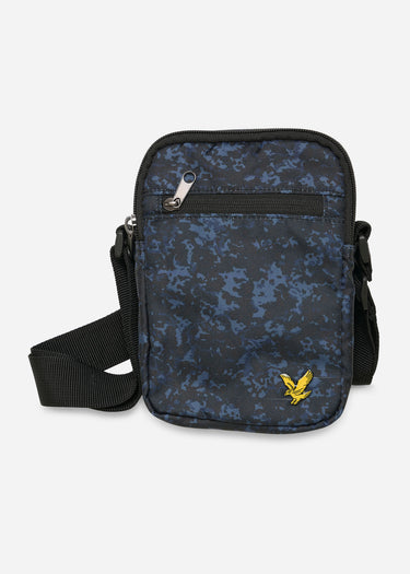 Lyle & Scott Taschen Reporter bag - navy earth print