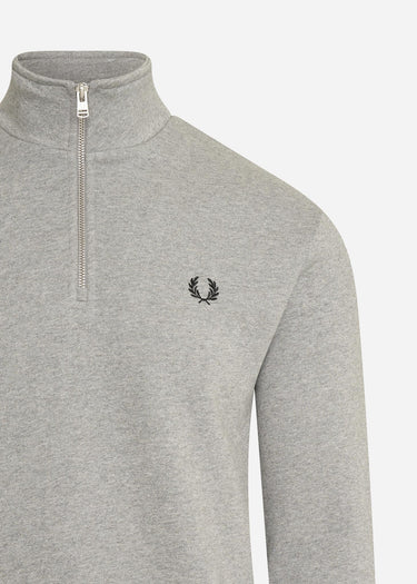 Fred Perry Truien Half zip sweatshirt - steel marl