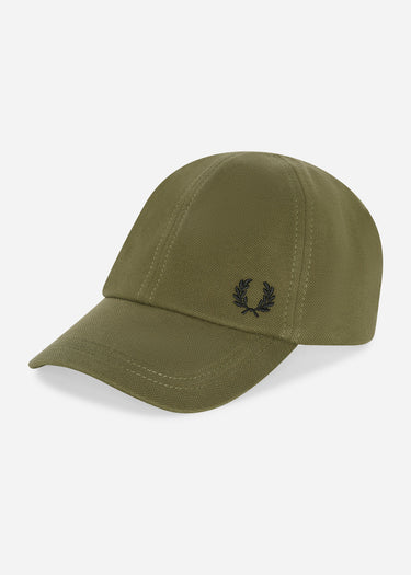 Fred Perry Caps Pique classic cap - military green