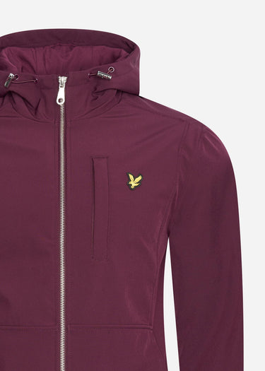 Lyle & Scott Jassen Softshell jacket - burgundy