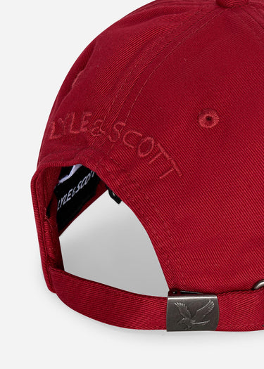 Lyle & Scott Petten Baseball cap - tunnel red
