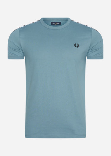 Fred Perry T-shirts Taped ringer t-shirt - ash blue