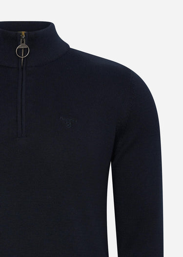Barbour Truien Cotton half zip - navy