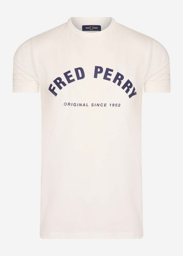 Fred Perry T-shirts Arch branded t-shirt - snow white