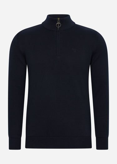 Barbour Truien Cotton half zip - navy