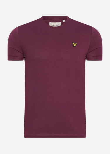 Lyle & Scott T-shirts Plain t-shirt - burgundy