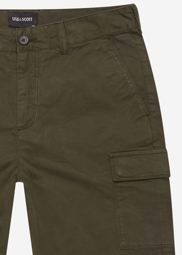 Lyle & Scott Korte Broeken Cargo shorts - trek green