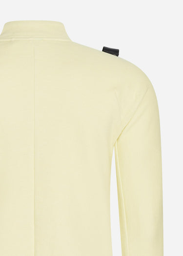 MA.Strum Truien Dfp funnel neck zip top - mellow yellow
