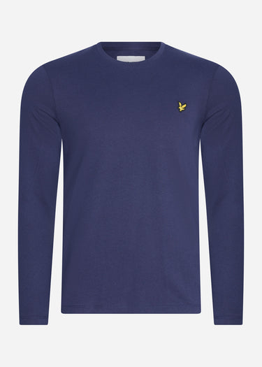 Lyle & Scott Longsleeve Tees Plain ls t-shirt - navy