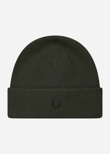 Fred Perry Mützen Merino wool beanie - hunting green