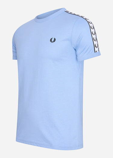 Fred Perry T-shirts Taped ringer t-shirt - sky