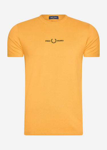 Fred Perry T-shirts Embroidered t-shirt - gold