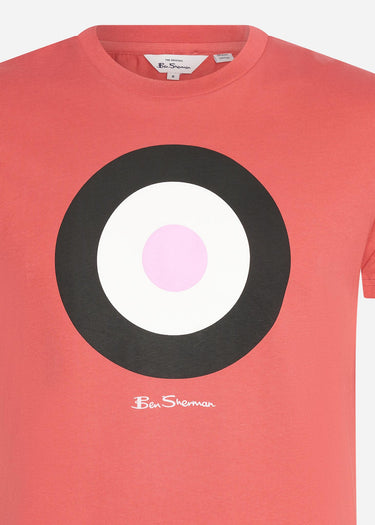 Ben Sherman T-shirts Signature target tee - raspberry