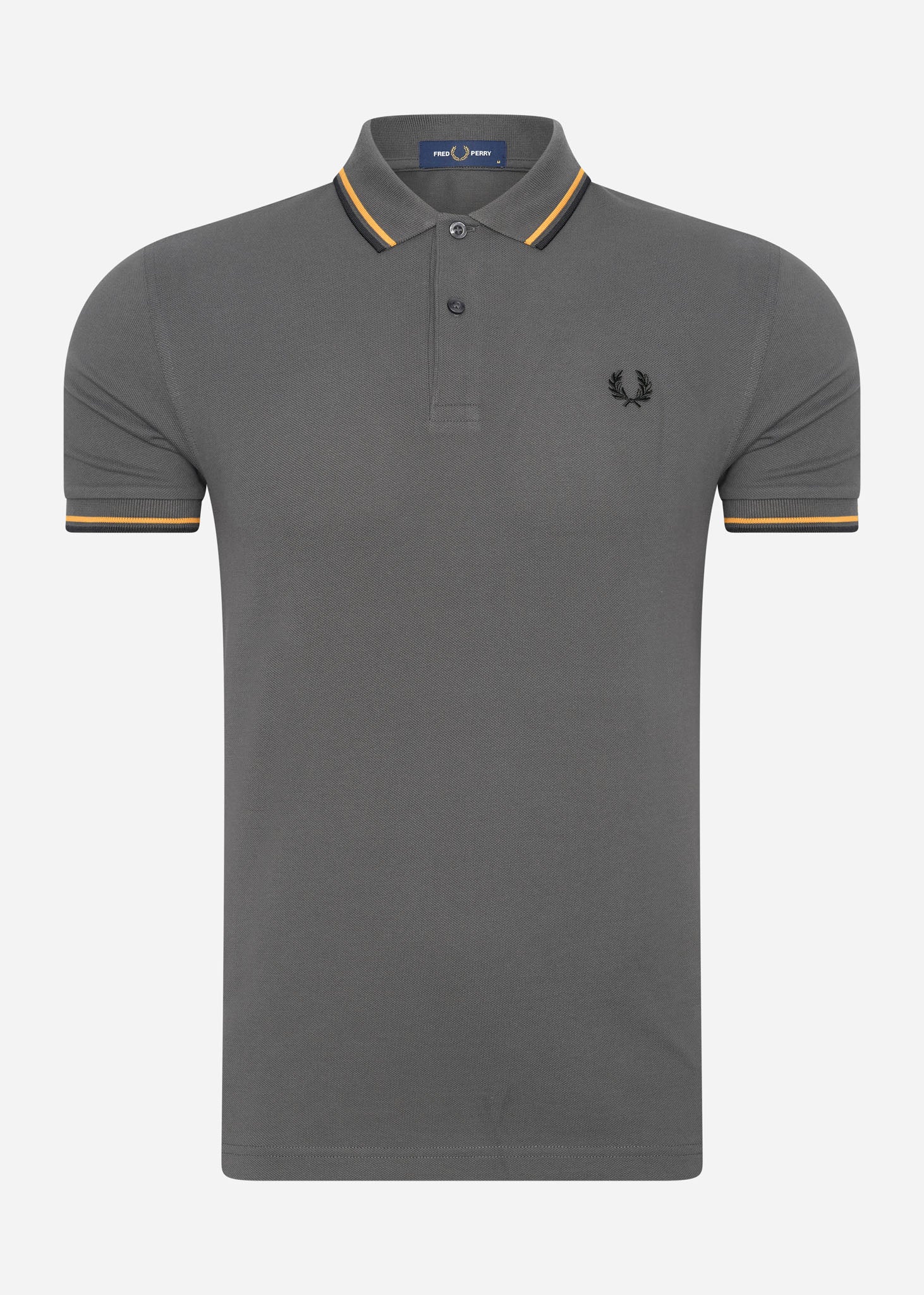 Fred Perry Polo's  Twin tipped polo - gunmetal gold black 
