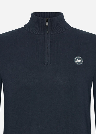 Peaceful Hooligan Truien Henlock knitwear - navy