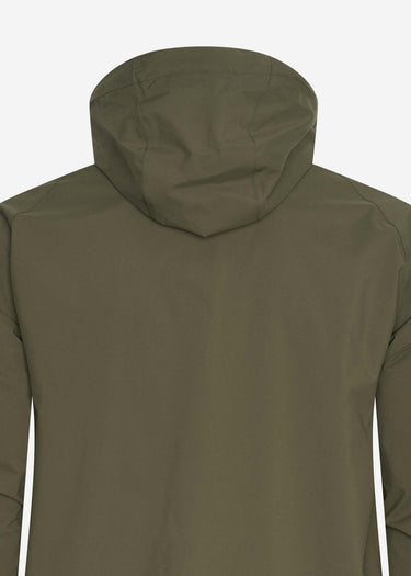 Barbour Jassen Waterproof hooded bedale - olive dress
