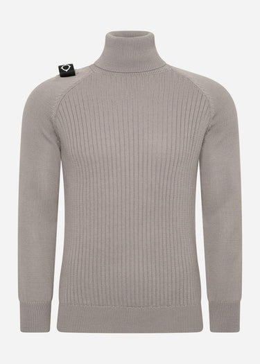 MA.Strum Truien Roll neck knit - dark slate