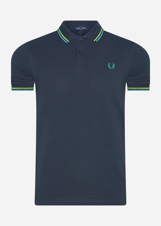 Fred Perry Polo's  Twin tipped fred perry shirt - drkairf lim sgrn 