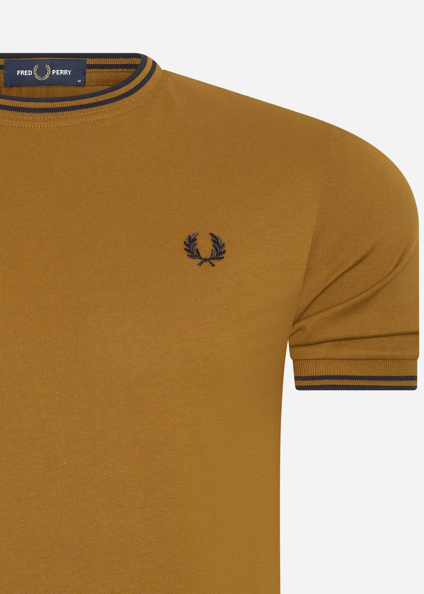 Fred Perry T-shirts  Twin tipped t-shirt - dark caramel 