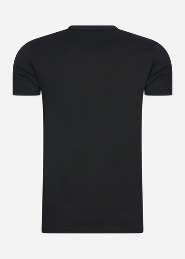 Fred Perry T-shirts Tonal tape ringer t-shirt - black