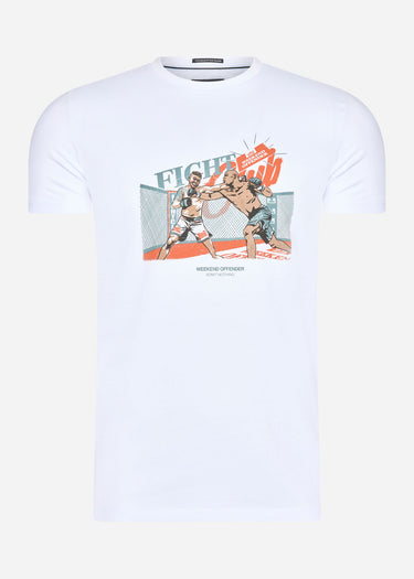 Weekend Offender T-shirts Fight club - white