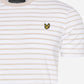 Lyle & Scott T-shirts  Breton stripe t-shirt - light mist 