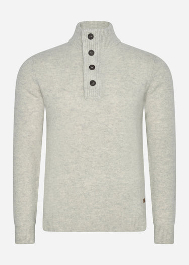 Barbour Truien Patch half zip - pearl