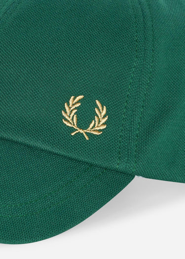 Fred Perry Petten Pique classic cap - ivy