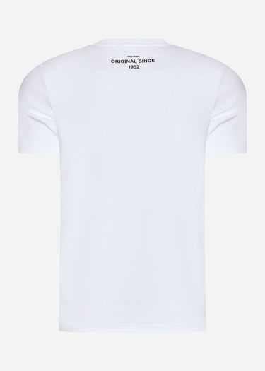 Fred Perry T-shirts Flock laurel wreath t-shirt - white