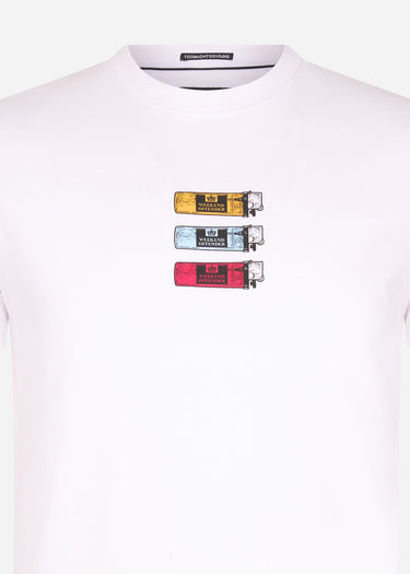 Weekend Offender T-shirts Clipper - white