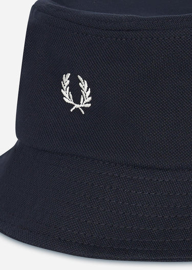 Fred Perry Bucket Hats Pique bucket hat - navy