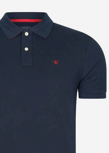 Hackett London Polo's Cotton pique polo shirt - navy