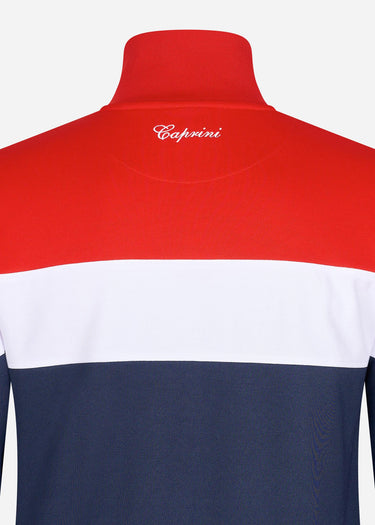 Ellesse Vesten Caprini track top - red navy white