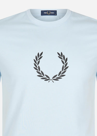 Fred Perry T-shirts Laurel wreath graphic t-shirt - light ice