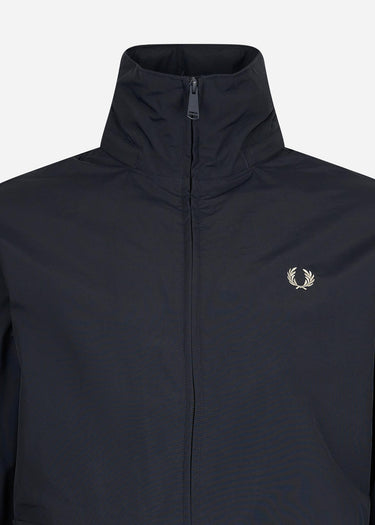 Fred Perry Jassen Patch pocket zip through jacket - navy