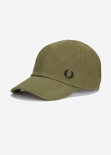 Fred Perry Caps Pique classic cap - uniform green