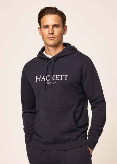 Hackett London Hoodies Logo hoodie - dark navy