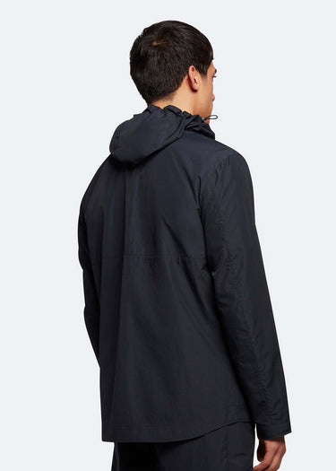 Lyle & Scott Jassen Hooded overhead jacket - lacquer