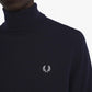 Fred Perry Truien  Roll neck jumper - navy 