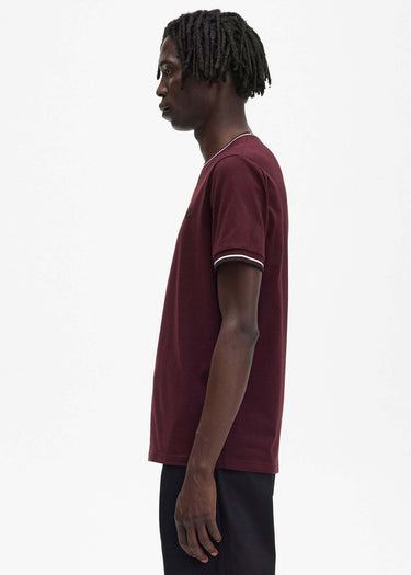 Fred Perry T-shirts Twin tipped t-shirt - oxblood